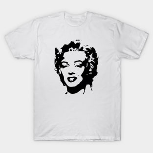 Classic beauty pinup girl pen and ink art T-Shirt